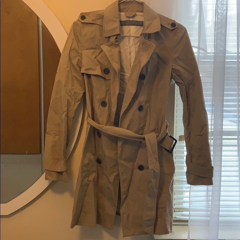 COPY - ZARA BASIC DOUBLE-BREASTED TRENCH COAT